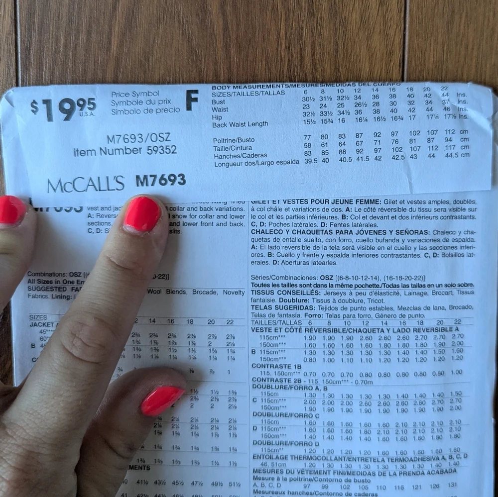 McCalls M7693 UNCUT Pattern Sizes 6-20 With 4 Variations BOGO DEAL